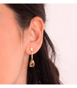 Pendientes Broadway Oro Amarillo 18K Fume<Alda Joyeros Outlet