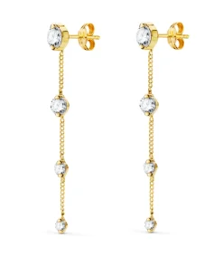 Pendientes Cadena Oro 18K Cascada<Alda Joyeros New