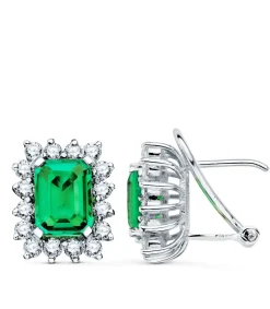 Pendientes Carrie Oro 18K Esmeralda Y Diamantes<Alda Joyeros Flash Sale