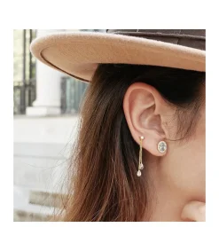 Pendientes Colgantes De Mujer Drops Oro Amarillo 18K<Alda Joyeros Sale