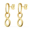 Pendientes Colgantes Mujer Infinito Oro 18K<Alda Joyeros Cheap
