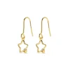 Pendientes Colgantes Slim Star Oro 18K<Alda Joyeros Discount