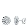 Pendientes Comunion Cuajo Oro Blanco 18K<Alda Joyeros Outlet