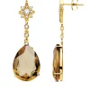 Pendientes Dakota Oro Amarillo 18K Piedra Fume<Alda Joyeros Best Sale