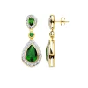 Pendientes De Mujer Brianna Oro Bicolor 18K<Alda Joyeros Hot