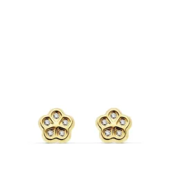 Pendientes De Niña Oro 18K Olalla Flor<Alda Joyeros Fashion