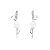 Pendientes De Novia Ana Bolena Oro Blanco 18K Perla<Alda Joyeros Best Sale