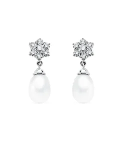 Pendientes De Novia Ana Estuardo Oro Blanco 18K Perla<Alda Joyeros Online