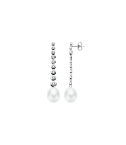 Pendientes De Novia Catherine Howard Oro Blanco 18K Perla<Alda Joyeros Best Sale
