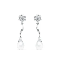 Pendientes De Novia Dame Heidi Oro Blanco 18K Perla Cultivada<Alda Joyeros Clearance