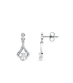 Pendientes De Novia Dame Cassandra Oro Blanco 18K<Alda Joyeros Cheap