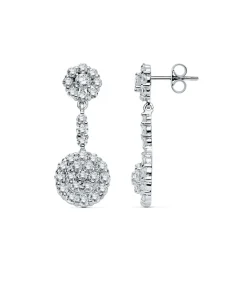 Pendientes De Novia Lady Wendy Oro Blanco 18K<Alda Joyeros Store