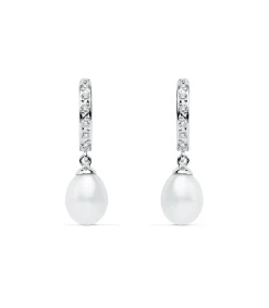 Pendientes De Novia Lady Thyra Oro Blanco 9K Perla<Alda Joyeros New
