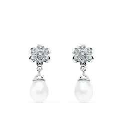 Pendientes De Novia Lady Lizbeth Oro Blanco 18K Perla Cultivada<Alda Joyeros Sale