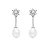 Pendientes De Novia Lady Diana Oro Blanco 9K Perla<Alda Joyeros Clearance