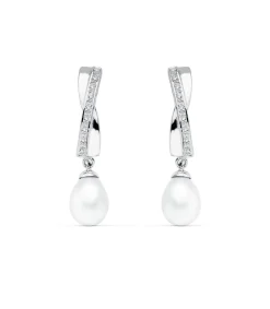 Pendientes De Novia Madame Madeleine Oro Blanco 9K Perla<Alda Joyeros Best