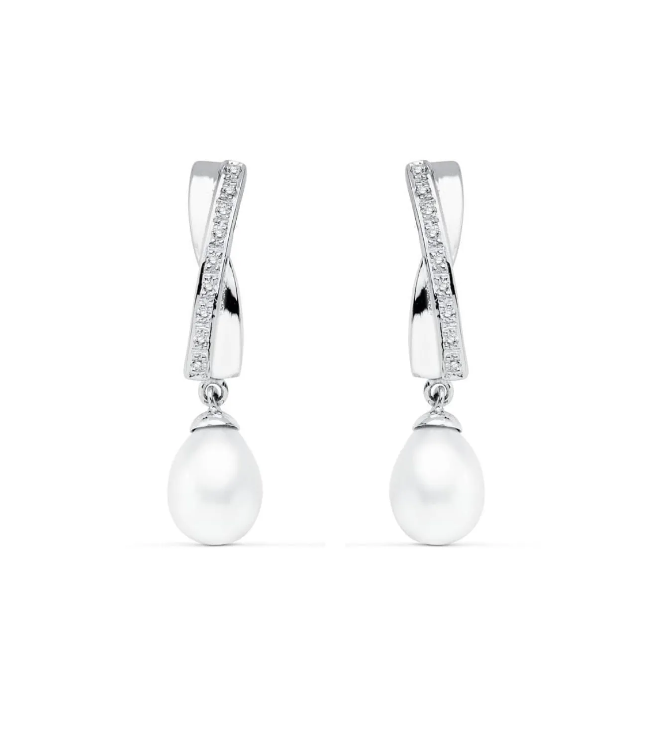 Pendientes De Novia Madame Madeleine Oro Blanco 9K Perla<Alda Joyeros Best