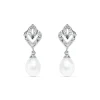 Pendientes De Novia Maria Antonieta Oro Blanco 9K Perla<Alda Joyeros Flash Sale