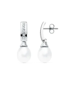 Pendientes De Novia Marta De Armagnac Oro Blanco 18K<Alda Joyeros Discount