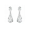 Pendientes De Novia Oro Blanco 18K Lapidados<Alda Joyeros Hot