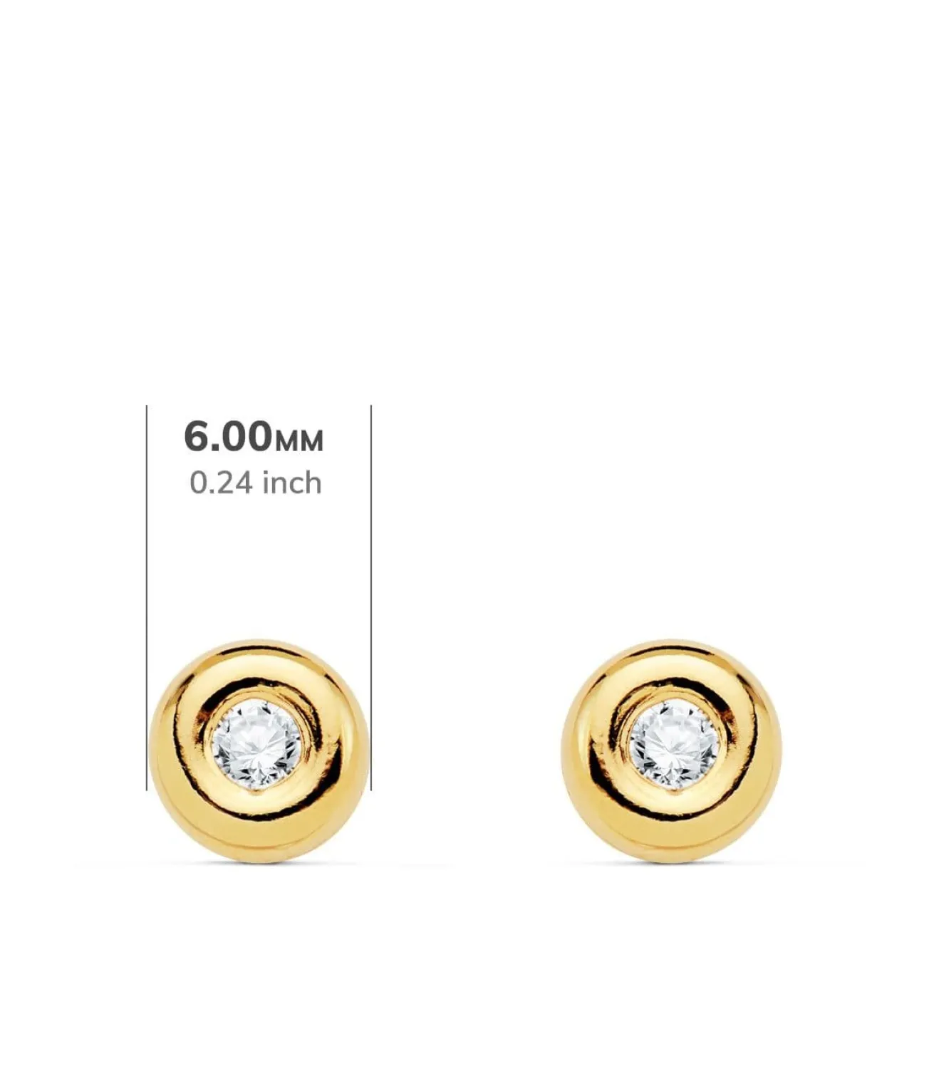 Pendientes Delicia Diamantes 0.100 Qtes. Oa 18K<Alda Joyeros Fashion