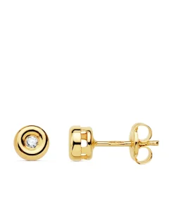 Pendientes Delicia Diamantes 0.030 Qtes. Oa 18K<Alda Joyeros Store