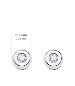 Pendientes Delicia Diamantes 0.200 Qtes. Ob 18K<Alda Joyeros Outlet