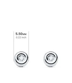 Pendientes Delicia Diamantes 0.040 Qtes. Ob 18K<Alda Joyeros Fashion