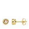 Pendientes Delicia Diamantes 0.040 Qtes. Oa 18K<Alda Joyeros Cheap