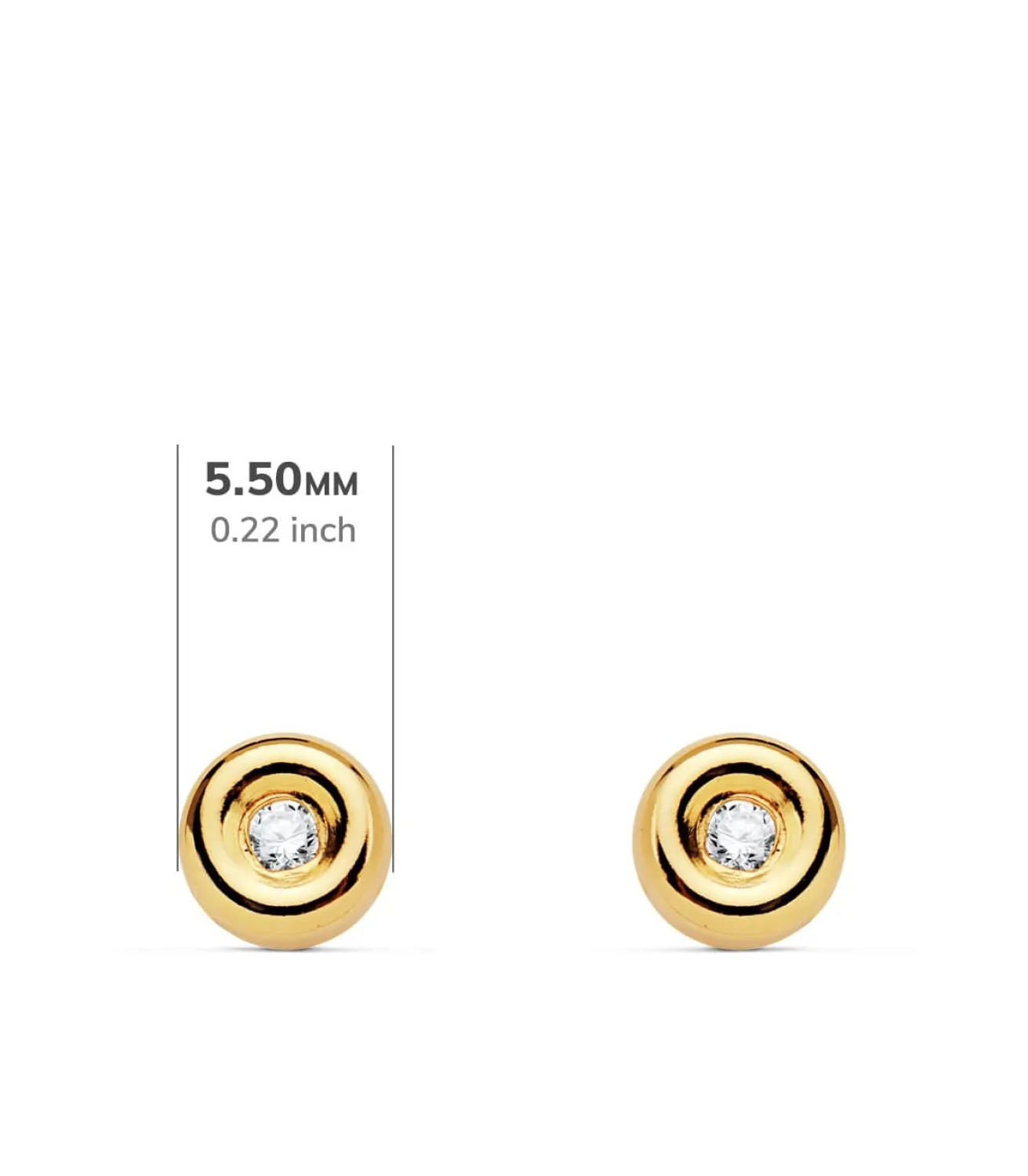 Pendientes Delicia Diamantes 0.040 Qtes. Oa 18K<Alda Joyeros Cheap