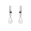 Pendientes Duquesa D'Orleans Oro Blanco 9K Perla<Alda Joyeros Outlet