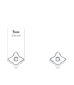 Pendientes Estrella Diamantes 0.030 Qtes. Ob 18K<Alda Joyeros Hot