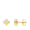 Pendientes Estrella Diamantes 0.030 Qtes. Oa 18K<Alda Joyeros Best