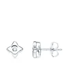 Pendientes Estrella Diamantes 0.040 Qtes. Ob 18K<Alda Joyeros Cheap