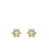 Pendientes Flor Oro Amarillo 18 Ktes 5 Mm<Alda Joyeros Clearance