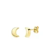 Pendientes Infantiles Media Luna Oro Amarillo 6.5 Mm<Alda Joyeros Cheap