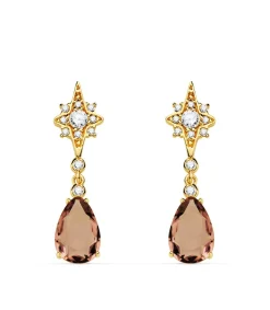 Pendientes Iowa Oro Amarillo 18K Piedra Marsala<Alda Joyeros Sale