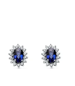 Pendientes Jasmin 0.28 Qtes.18 Ktes Zafiro<Alda Joyeros Best