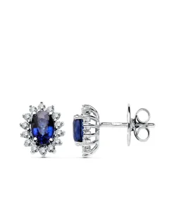 Pendientes Jasmin 0.28 Qtes.18 Ktes Zafiro<Alda Joyeros Best