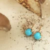Pendientes Marianela Turquesa 5Mm 18 Ktes<Alda Joyeros Online