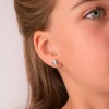 Pendientes Mercedes 6.5 Mm 18 Ktes<Alda Joyeros Hot
