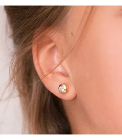 Pendientes Mercedes 6.5 Mm 18 Ktes<Alda Joyeros Cheap