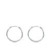Pendientes Morfea Oro Blanco 18K 15Mm<Alda Joyeros Discount