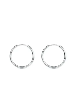 Pendientes Morfea Oro Blanco 18K 15Mm<Alda Joyeros Discount