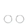 Pendientes Morfea Oro Blanco 18K 14Mm<Alda Joyeros Hot