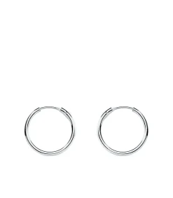 Pendientes Morfea Oro Blanco 18K 14Mm<Alda Joyeros Hot