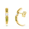 Pendientes Mujer Brita Oro 18K Verde<Alda Joyeros Flash Sale