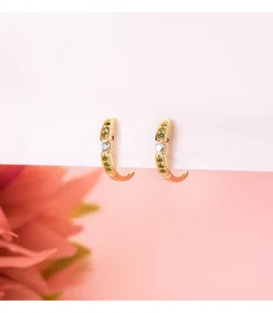 Pendientes Mujer Brita Oro 18K Verde<Alda Joyeros Flash Sale