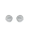 Pendientes Mujer Chaton Grano Oro Blanco 18K<Alda Joyeros Hot