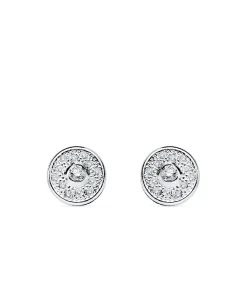 Pendientes Mujer Chaton Grano Oro Blanco 18K<Alda Joyeros Hot